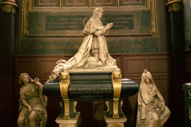 Grav af Jean-Baptiste Colbert de Torcy (1619-83) c.1685-87 (marmor og forgyldt bronze) (se også 248119 og 248120)